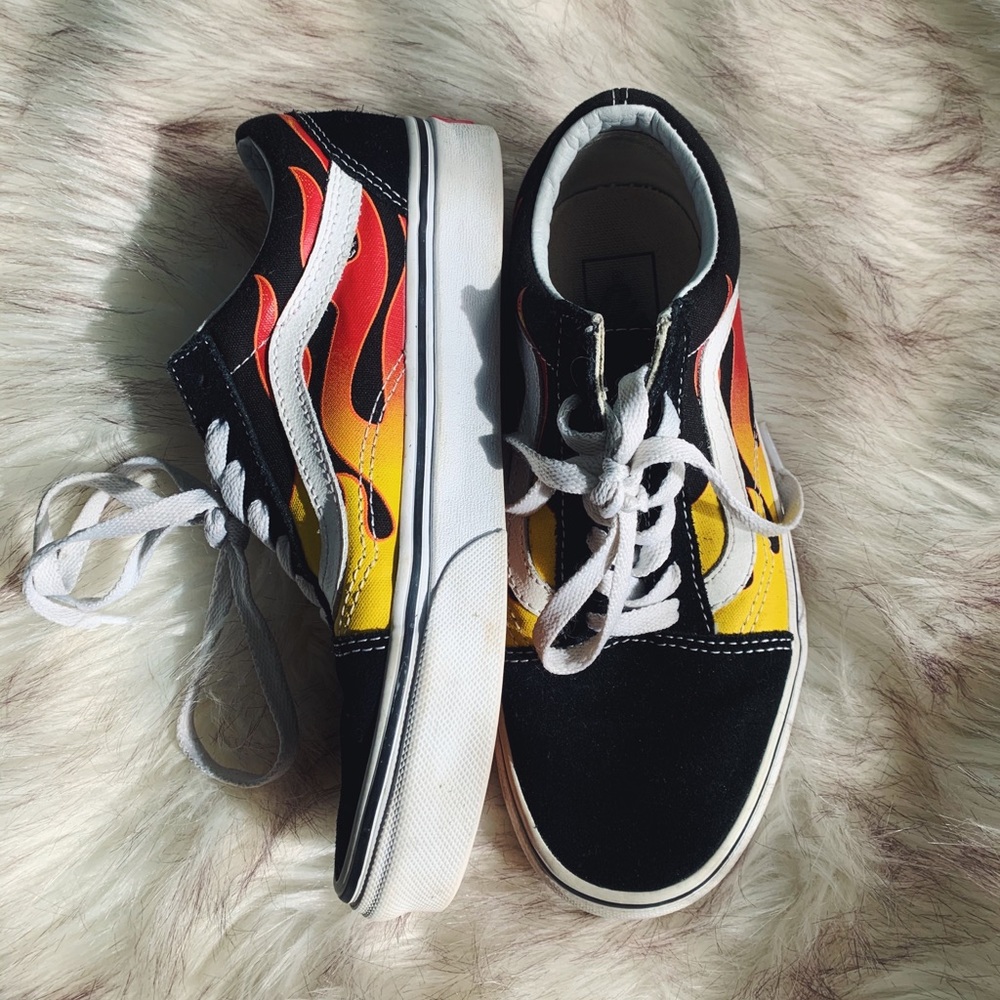 Flame Old Skool Vans